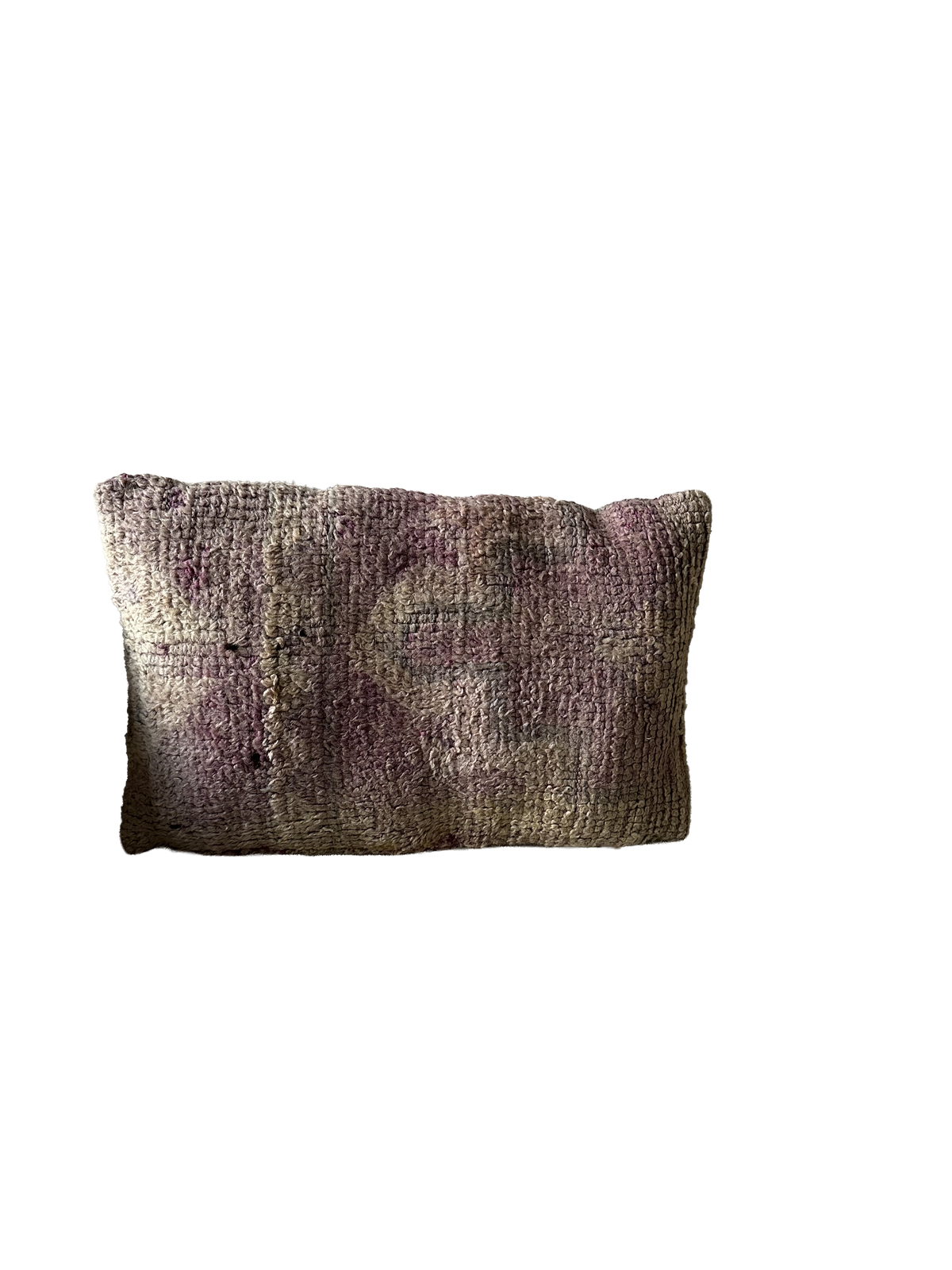 Marokkaans kussen - paars & taupe - 60 x 35 cm