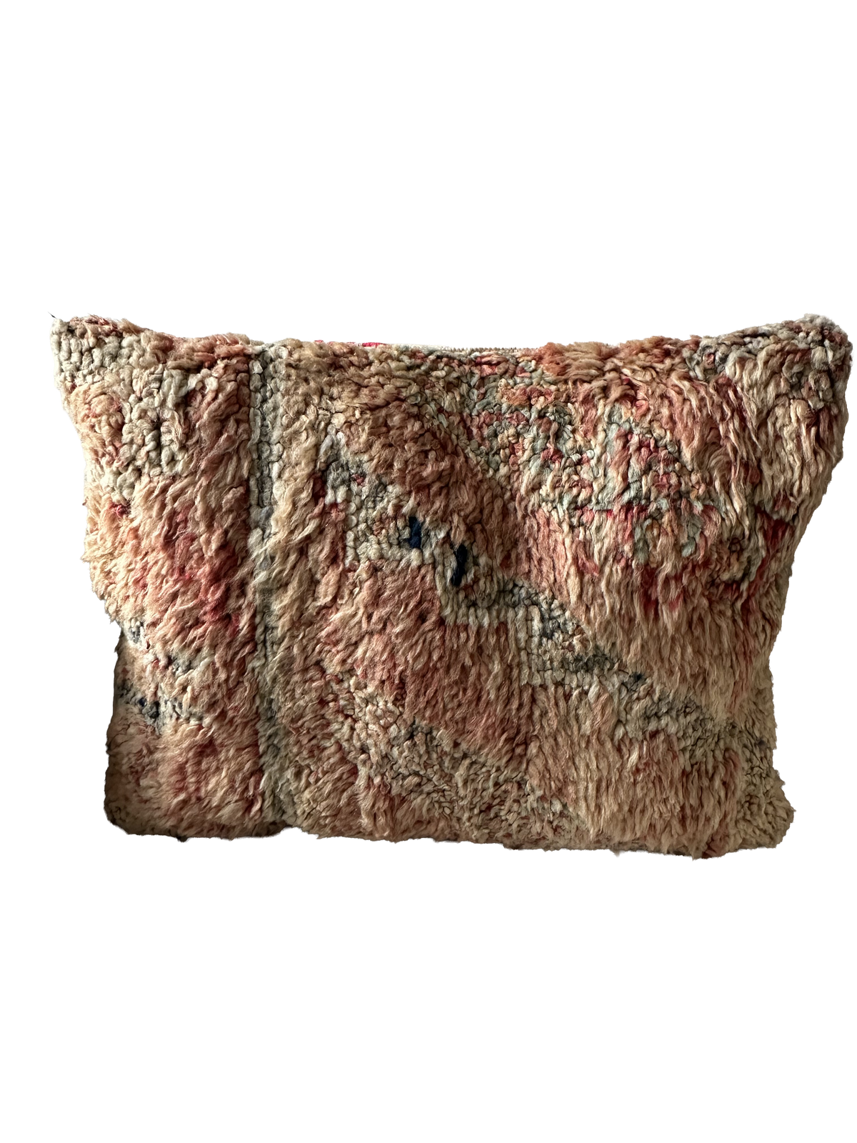 Marokkaans kussen - blush & zand - 60 x 45 cm