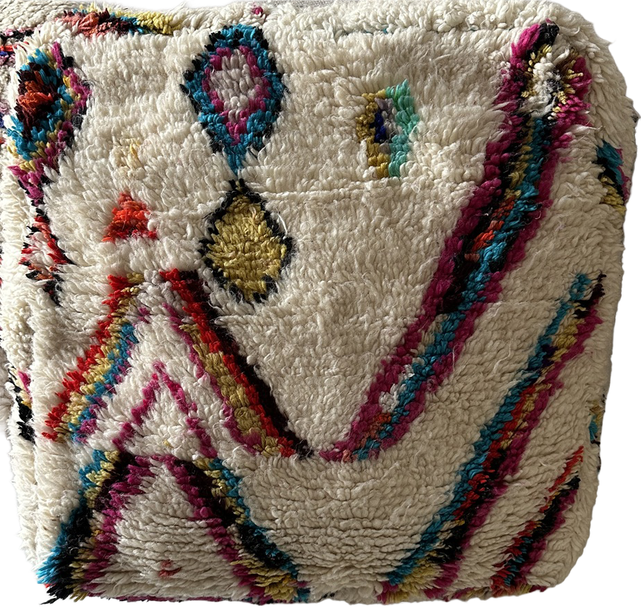 Marokkaanse Berber poef - Azilal