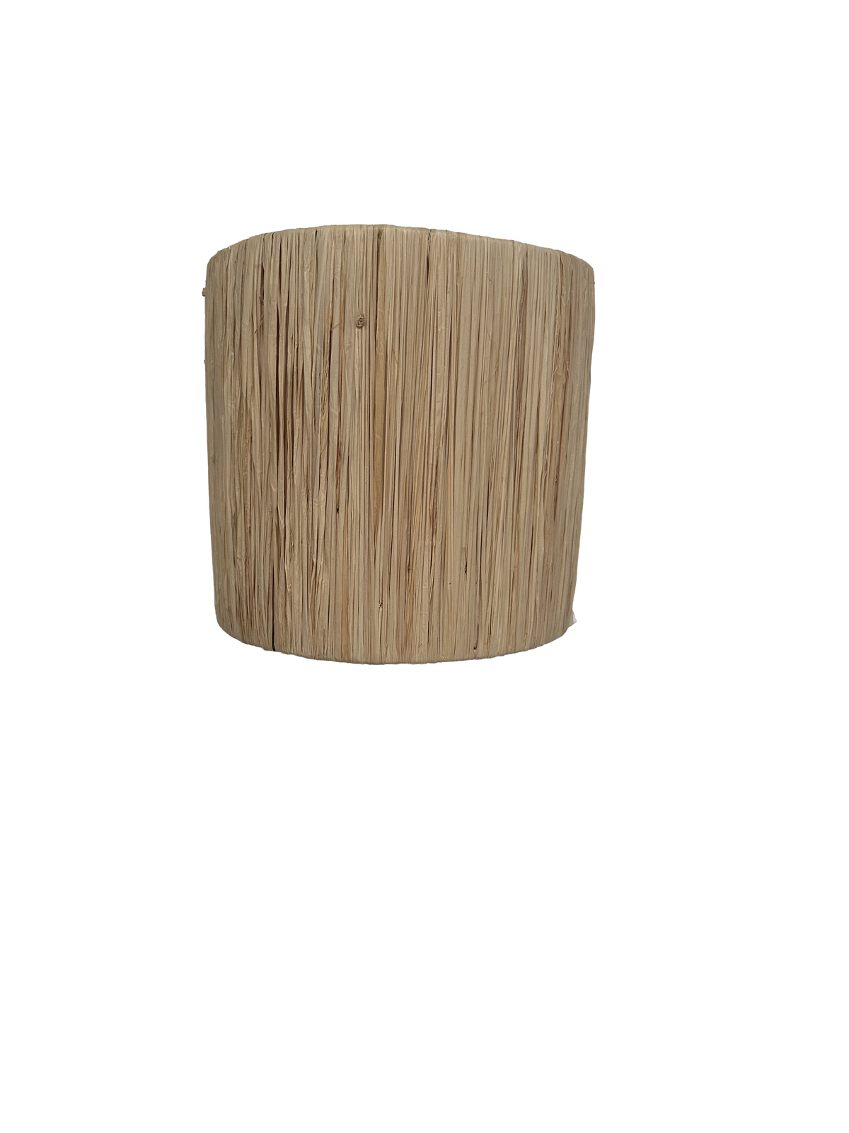 Raffia wandlamp - naturel - hoogte 21 cm