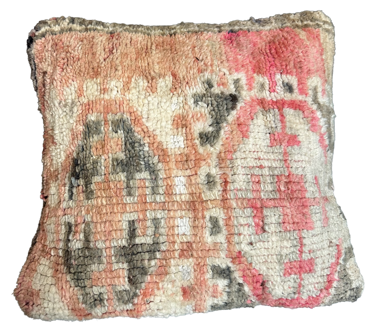Marokkaans kussen - oranje mix - 45 x 40 cm