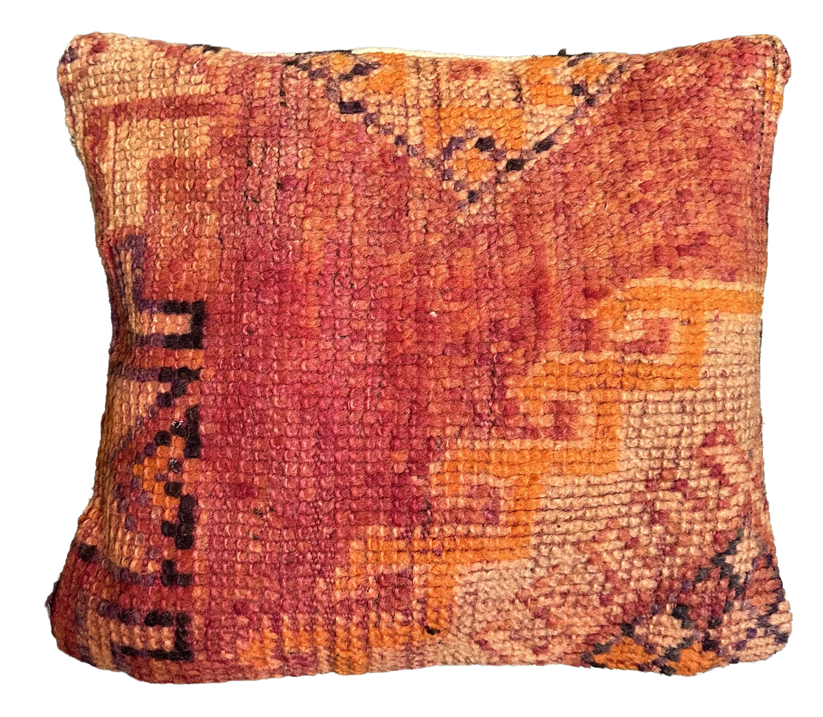 Marokkaans kussen - oranje mix - 45 x 40 cm