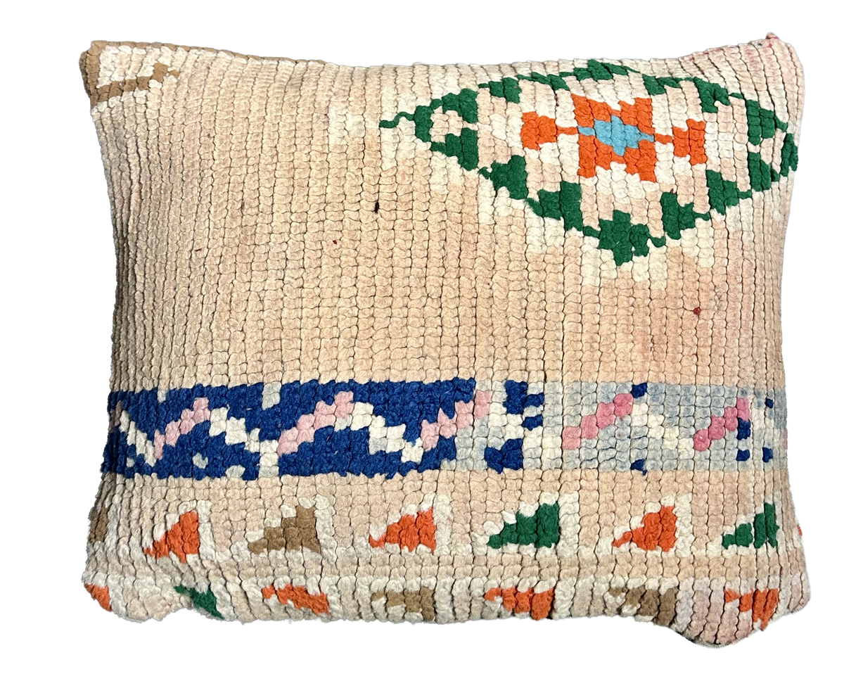 Marokkaans kussen - multicolor - 50 x 40 cm
