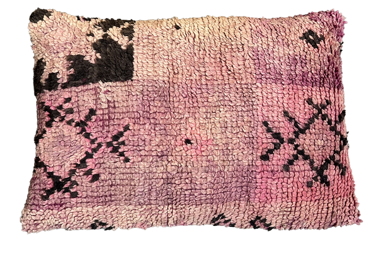 Marokkaans kussen - paars mix - 60 x 40 cm