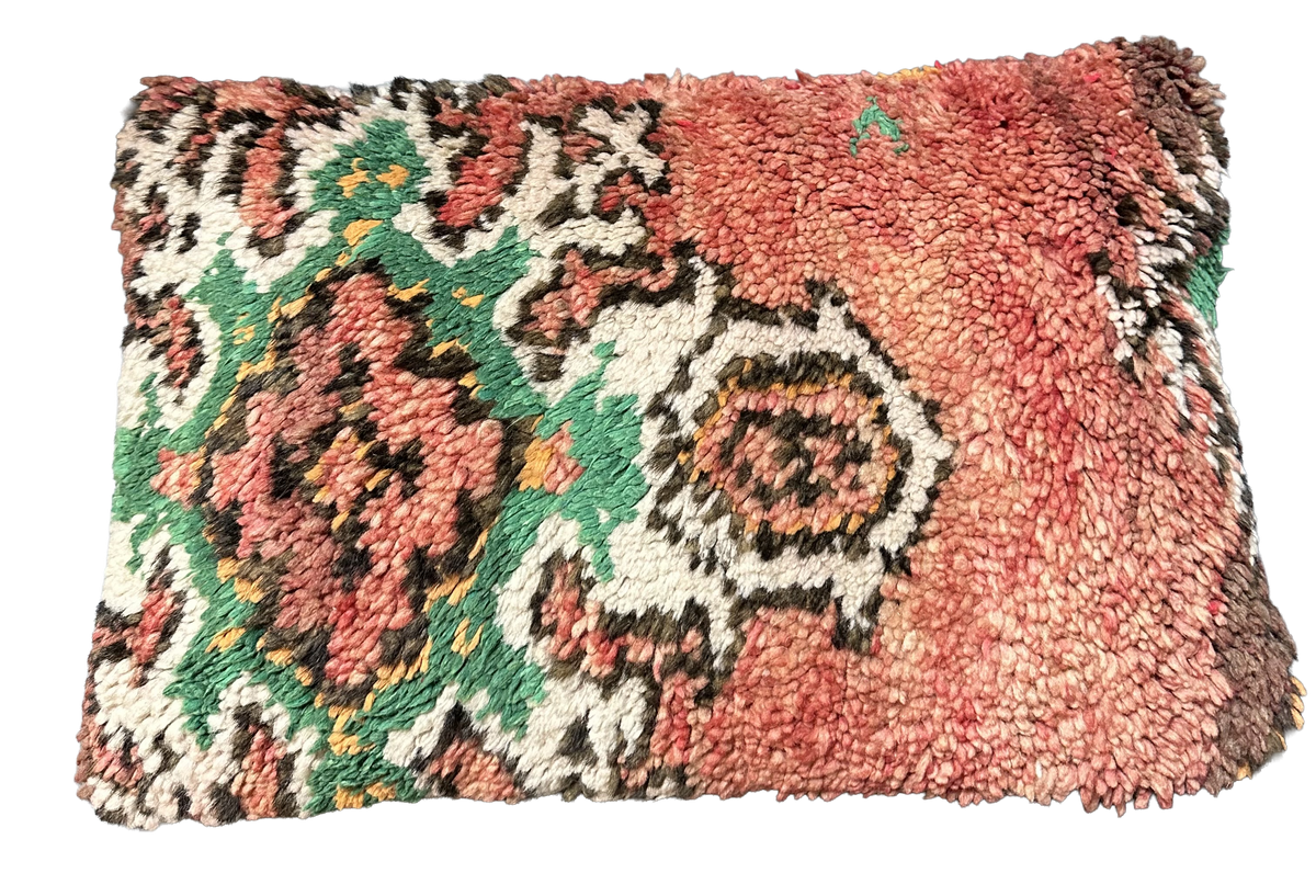 Marokkaans kussen - rood mix - 60 x 40 cm