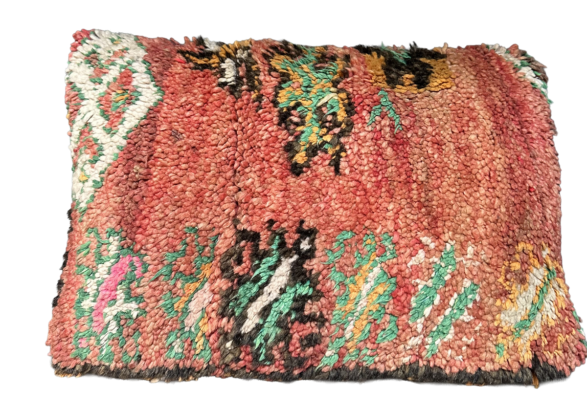 Marokkaans kussen - rood mix - 60 x 40 cm