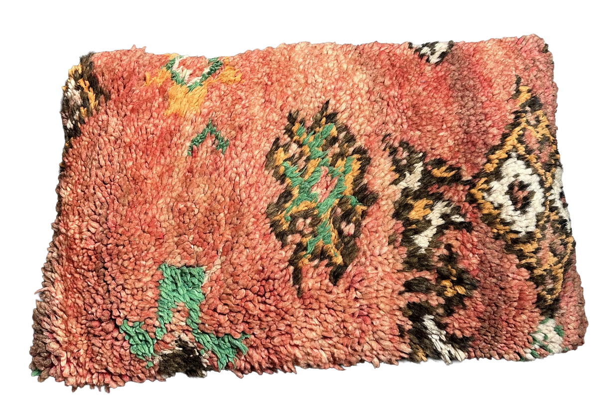 Marokkaans kussen - rood mix - 60 x 40 cm