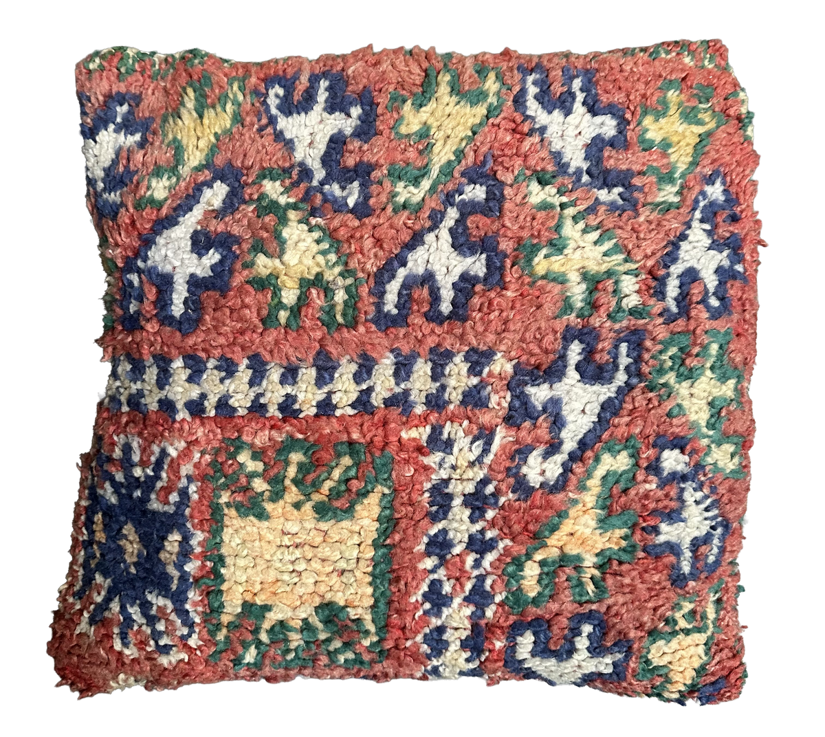Marokkaans kussen - multicolor - 50 x 50 cm