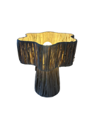 Raffia tafellamp M - naturel - hoogte 31 cm