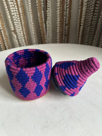 Berber mand S - multi ster - paars/glitter/blauw