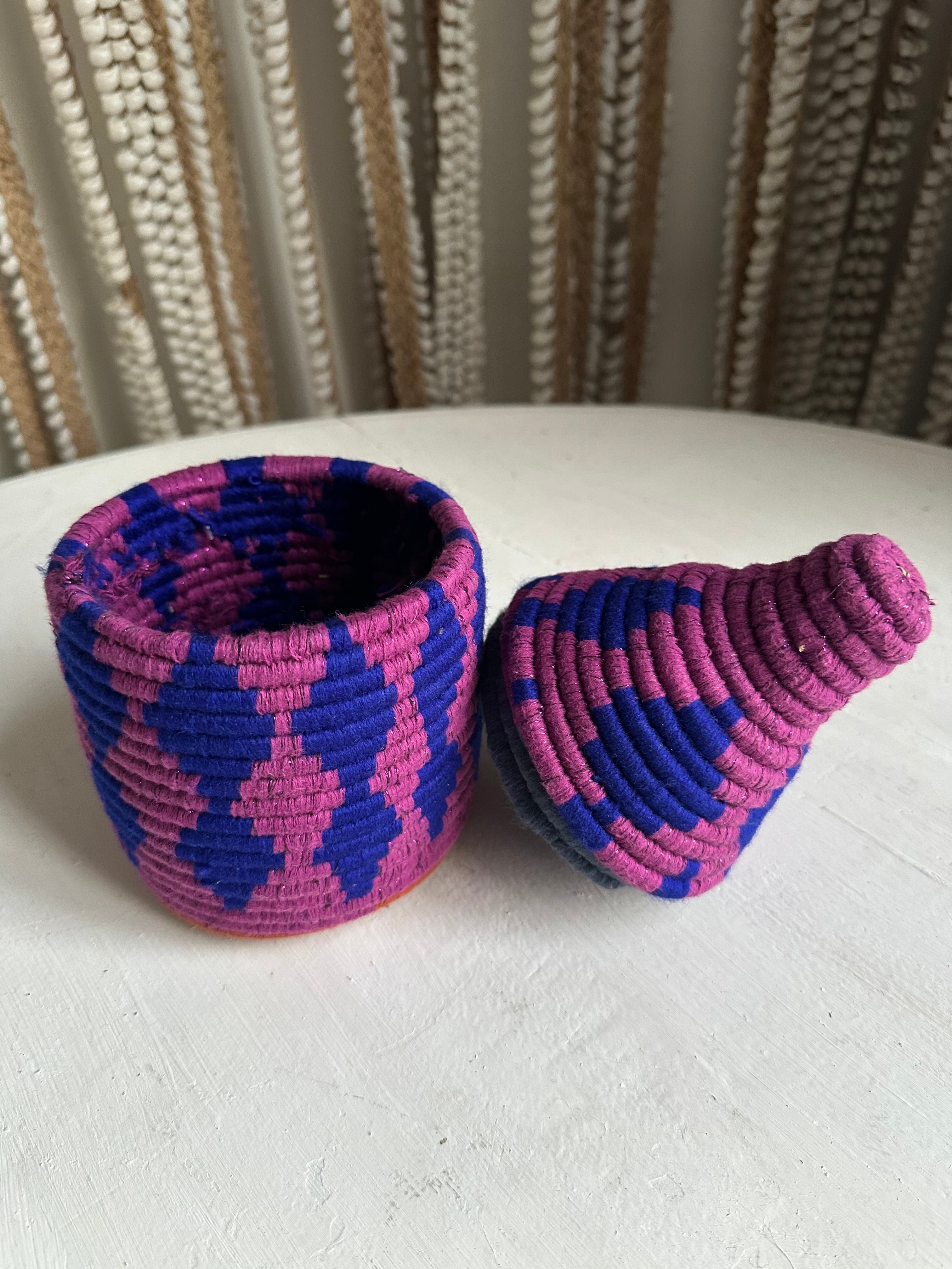 Berber mand S - multi ster - paars/glitter/blauw