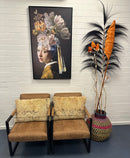Gevlochten zeegras XL mand / vaas