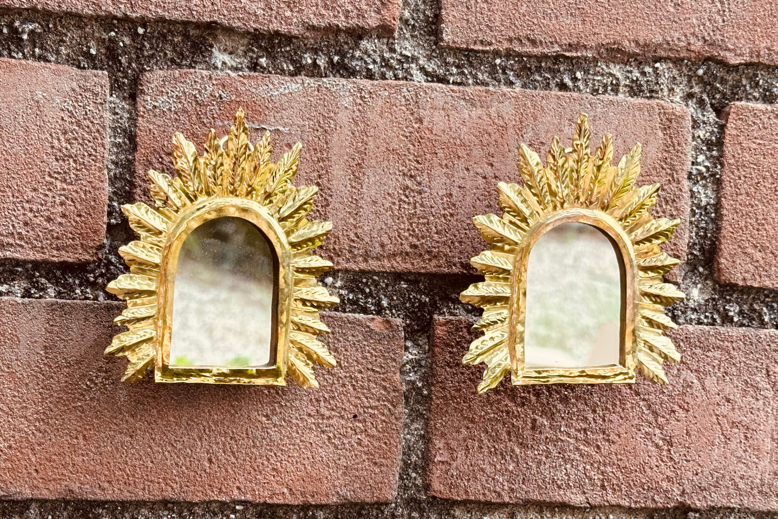 Messing spiegeltje Arch - S
