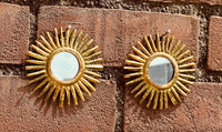 Messing spiegeltje Zon - S