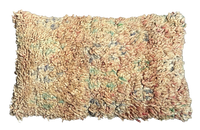 Marokkaans kussen - nude + multicolor - 60 x 35 cm