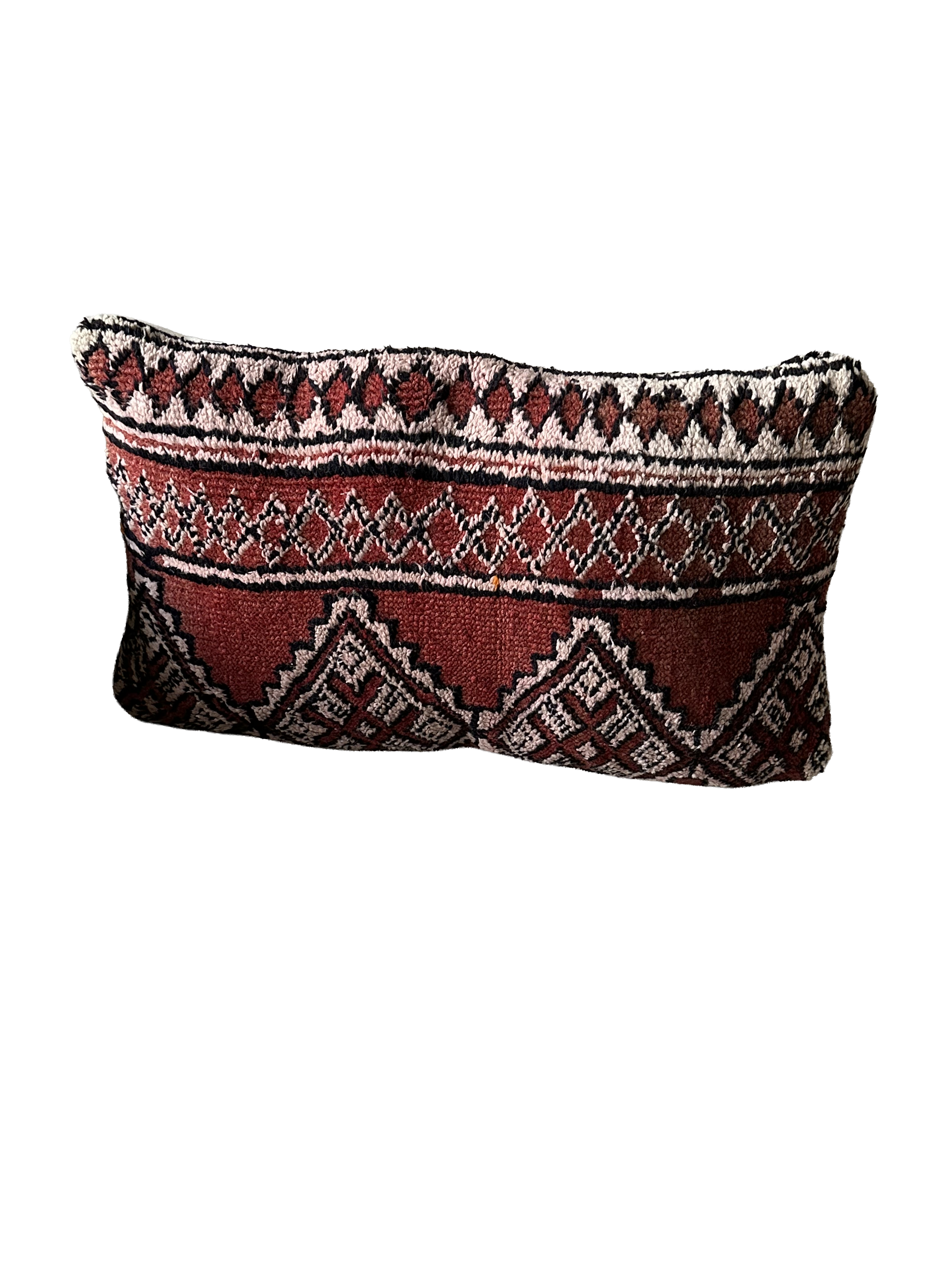 Marokkaans Berber kussen - mix rood - 55 x 35 cm