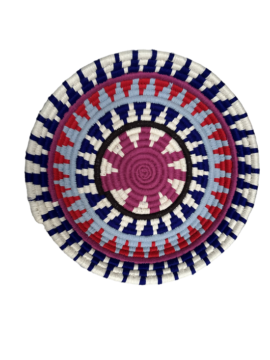 Berber schaal - multicolor + ster - Ø 36 cm