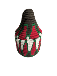 Berber mand S - multi triangel rood/wit/groen