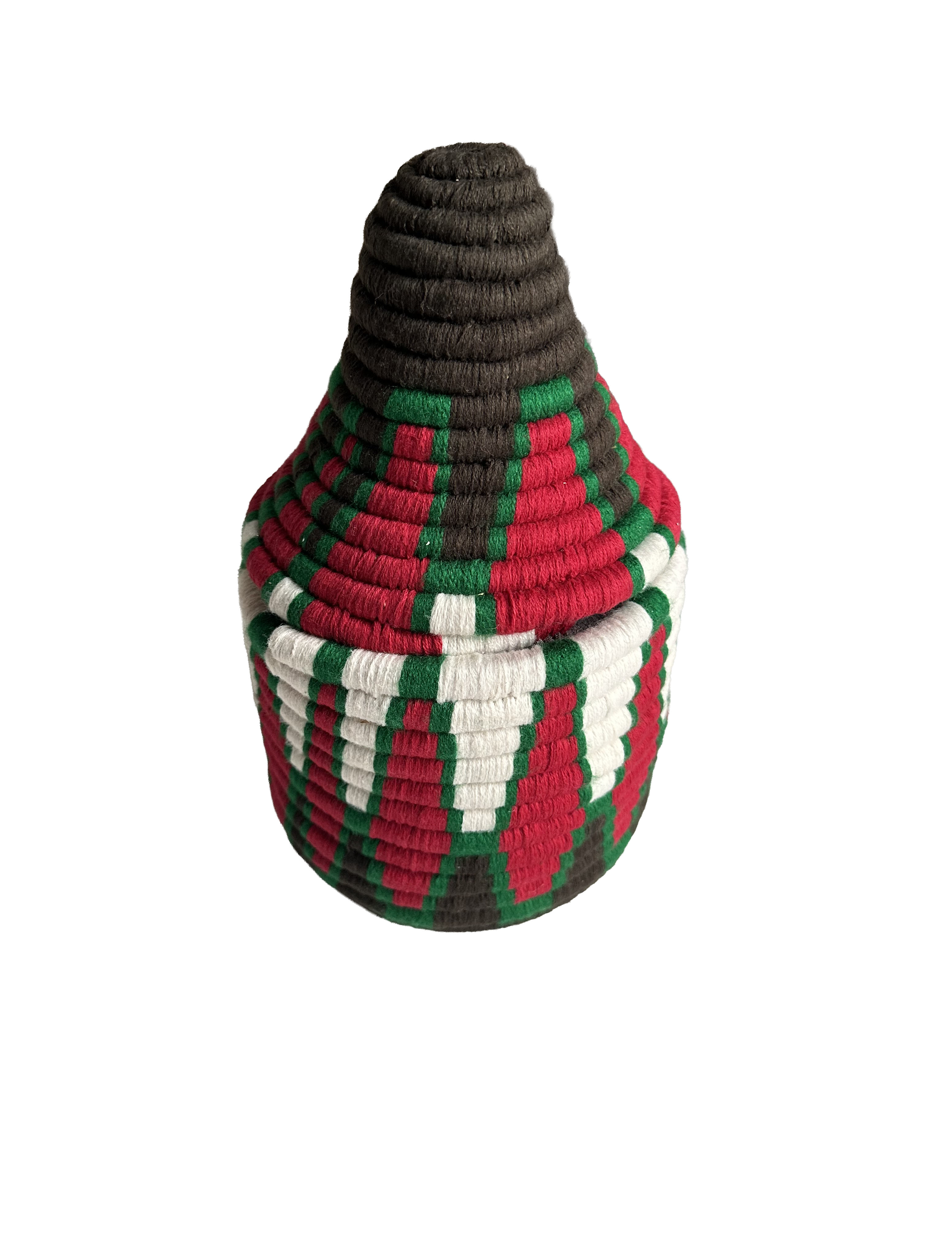 Berber mand S - multi triangel rood/wit/groen
