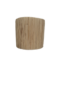 Raffia wandlamp - naturel - hoogte 21 cm