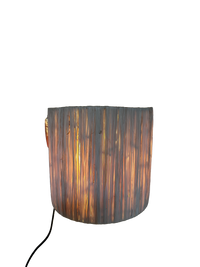 Raffia wandlamp - naturel - hoogte 21 cm