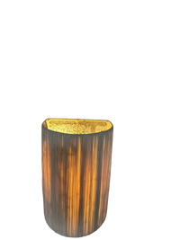 Raffia wandlamp - naturel - hoogte 32 cm