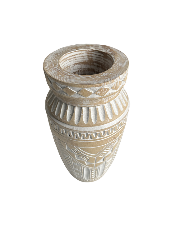 Houten Sumba Vase XL