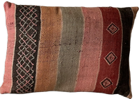 Marokkaans kussen - 60 x 40 cm - kleurrijke tribal patronen
