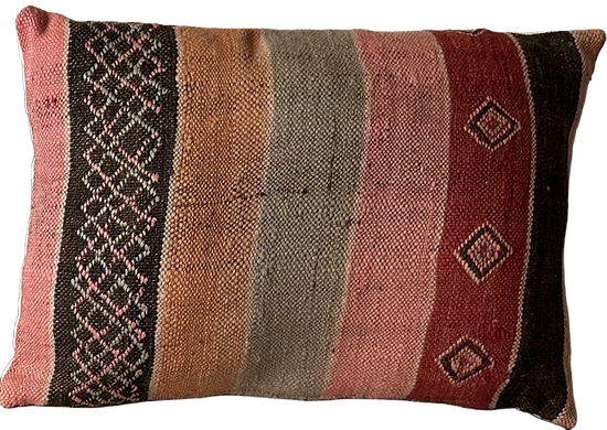 Marokkaans kussen - 60 x 40 cm - kleurrijke tribal patronen