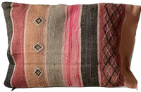 Marokkaans kussen - 60 x 40 cm - kleurrijke tribal patronen