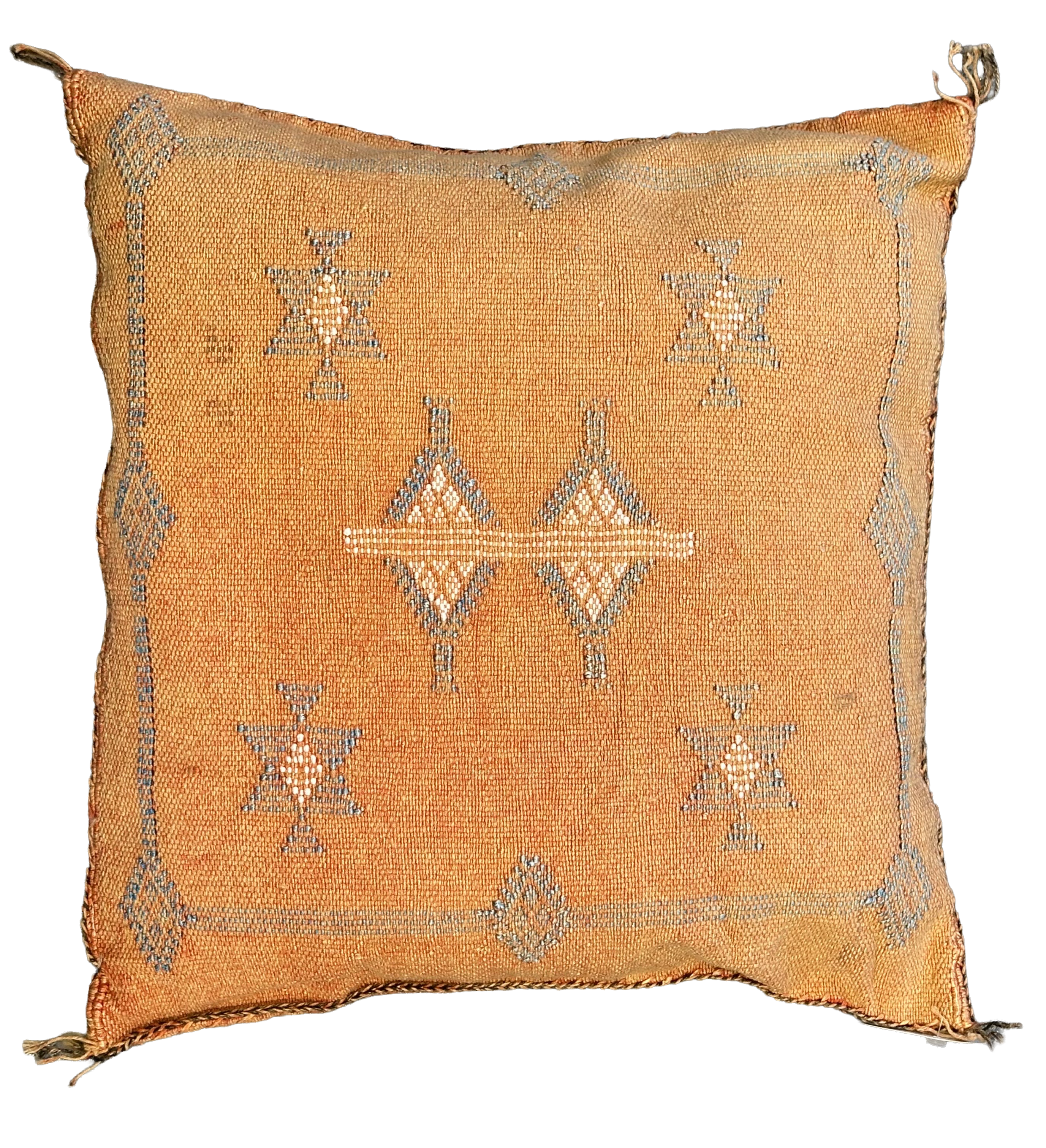 Marokkaans Sabra kussen - oranje - 45 x 45 cm
