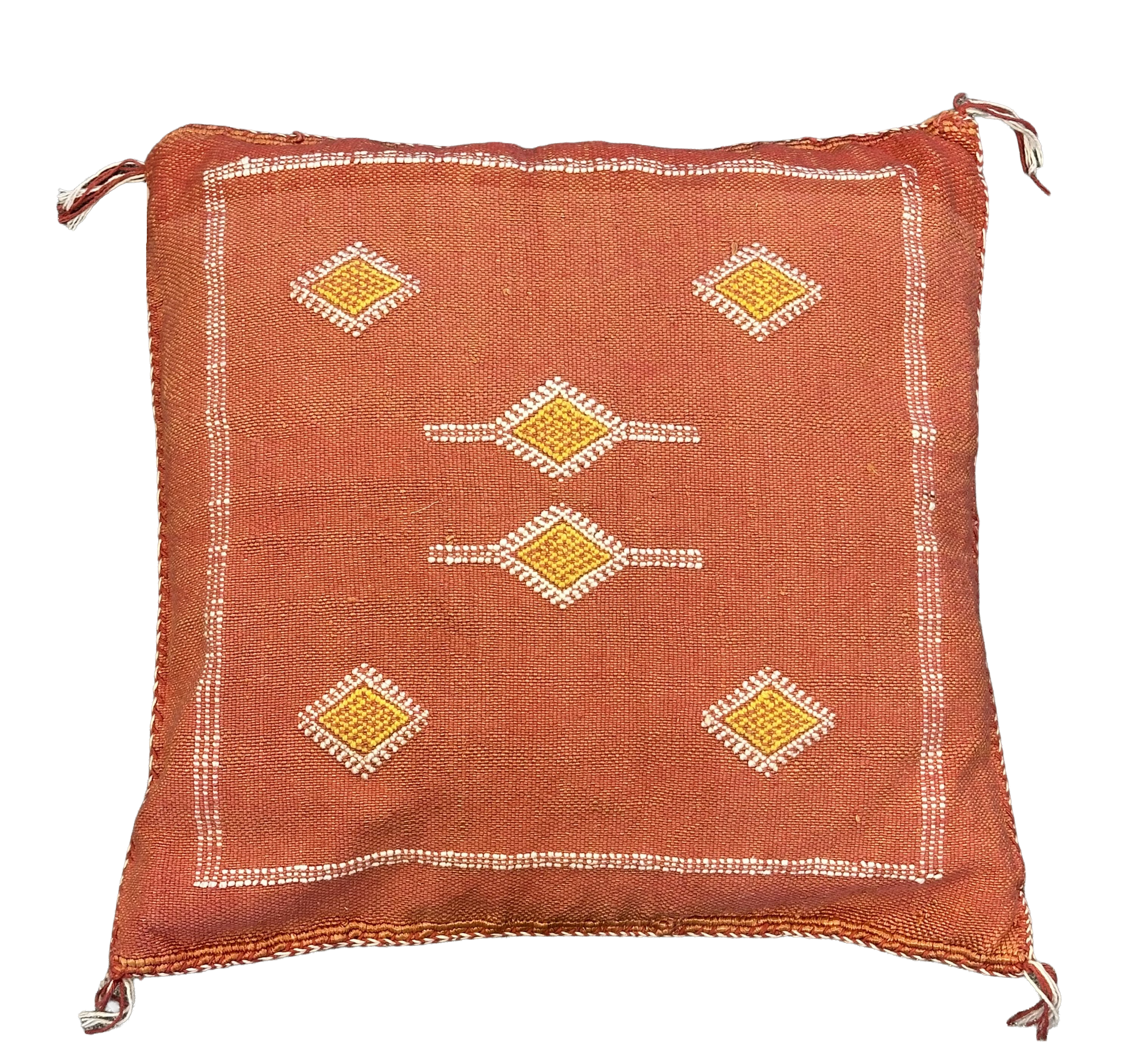 Marokkaans Sabra kussen - terra - 45 x 45 cm