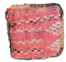 Marokkaanse Boujaad / kelim poef - multicolor roze