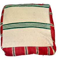 Marokkaanse Berber / kelim poef - multicolor - mix patronen
