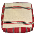 Marokkaanse Berber / kelim poef - multicolor + mix patronen