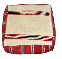 Marokkaanse Berber / kelim poef - multicolor + mix patronen