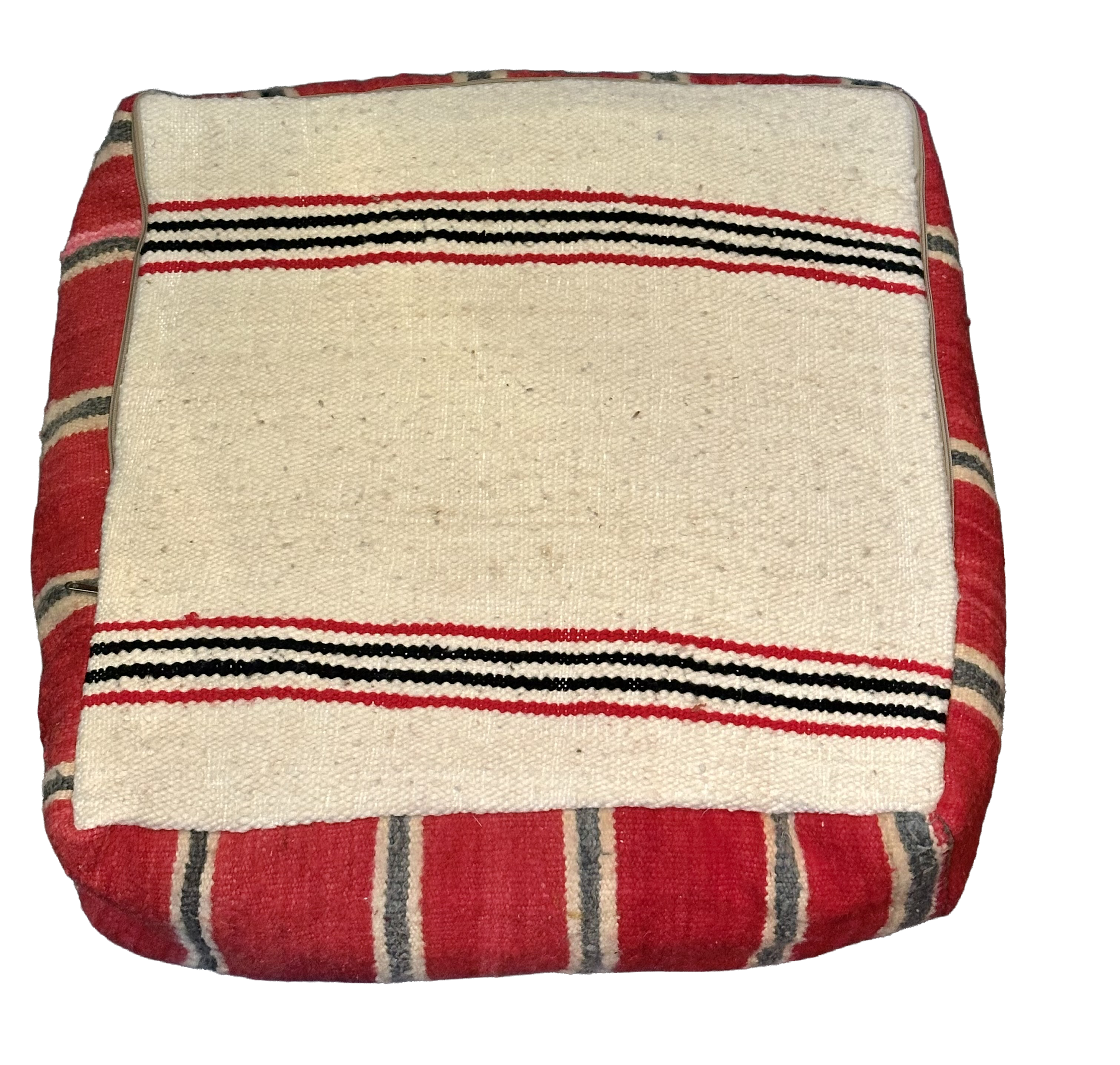 Marokkaanse Berber / kelim poef - multicolor + mix patronen