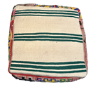 Marokkaanse Boujaad / kelim poef - multicolor + mixpatronen
