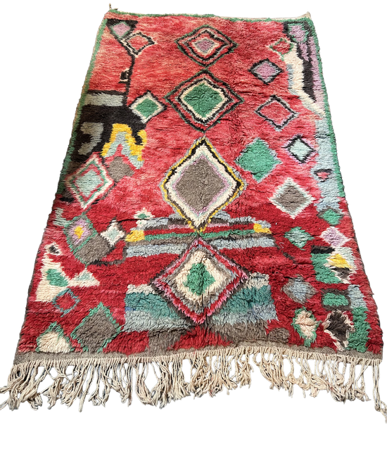 Marokkaans Boujaad vloerkleed - multicolor - 245 x 155 cm