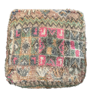Marokkaanse Boujaad / kelim poef - multicolor + ster