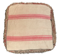 Marokkaanse Boujaad / kelim poef - multicolor