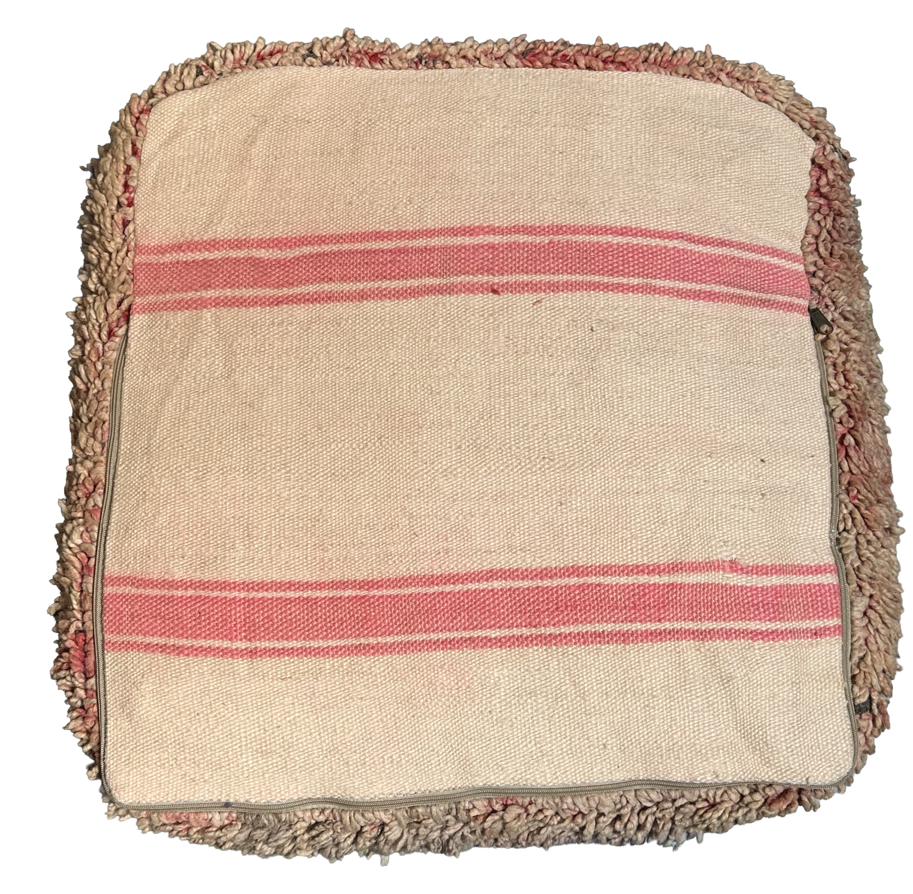 Marokkaanse Boujaad / kelim poef - multicolor