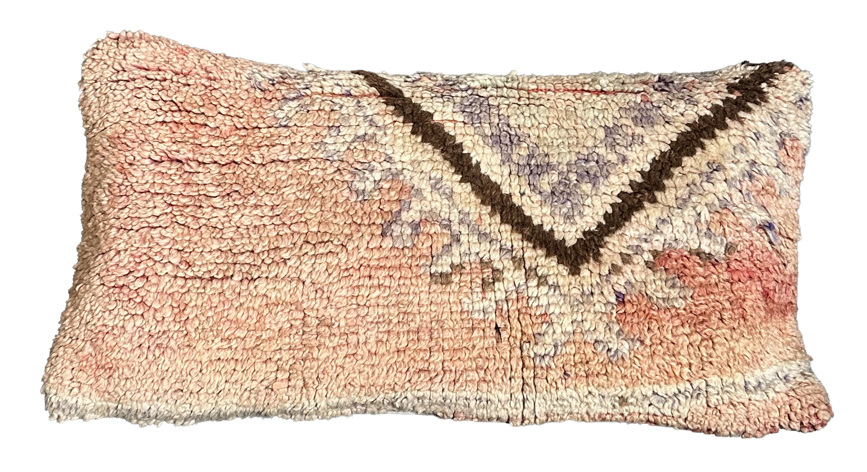 Marokkaans kussen - nude + mix - 65 x 30 cm