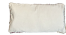 Marokkaans kussen - nude + paars - 65 x 35 cm