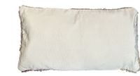 Marokkaans kussen - nude + paars - 65 x 35 cm