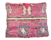 Marokkaans kussen - paars + roze mix - 50 x 40 cm