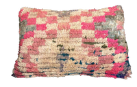Marokkaans kussen - multi roze mix - 60 x 40 cm