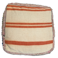 Marokkaanse Boujaad / kelim poef - multicolor