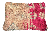 Marokkaans kussen - multi roze mix - 60 x 40 cm