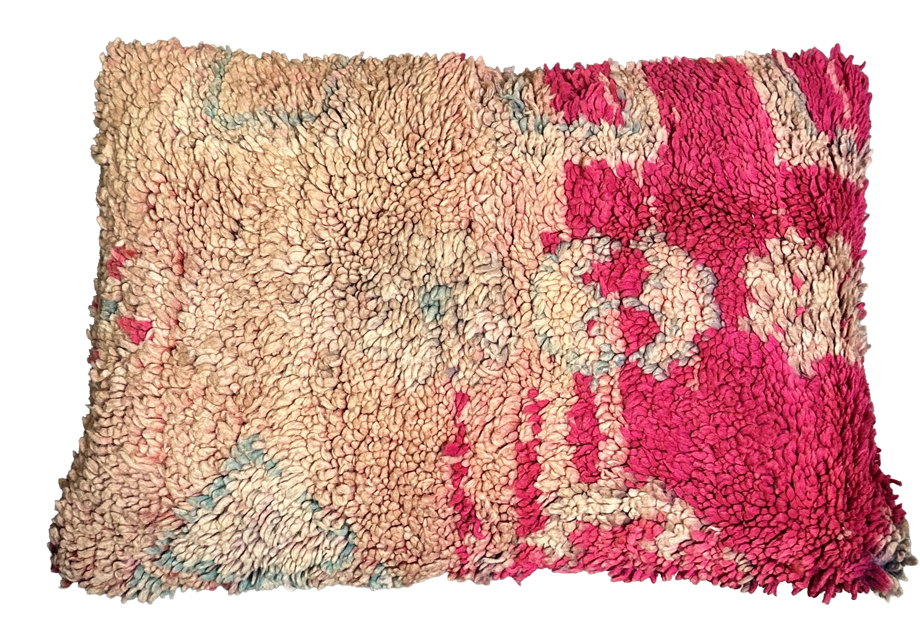 Marokkaans kussen - multi roze mix - 60 x 40 cm